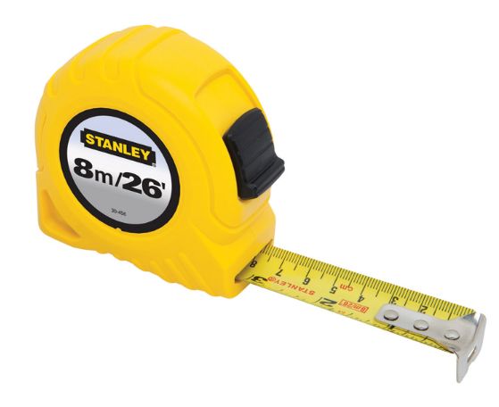Stanley 26 ft. L X 1 in. W Tape Measure 1 pk Stanley 26 ft. L X 1 in. W Tape Measure 1 pk