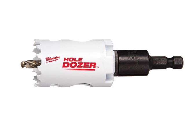 Milwaukee Hole Dozer 1-3/8 in. Bi-Metal Hole Saw with Arbor and Pilot Bit 1 pk