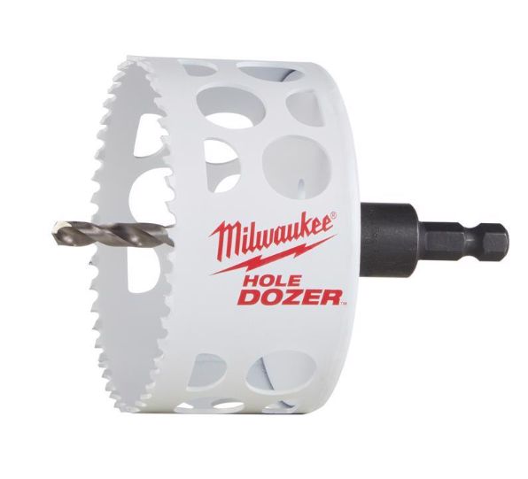Milwaukee Hole Dozer 2-1/2 in. Bi-Metal Hole Saw with Arbor and Pilot Bit 1 pk