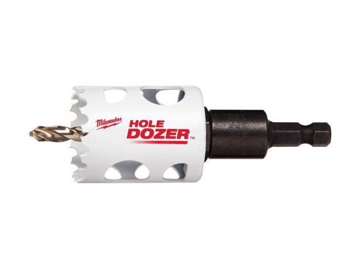 Milwaukee Hole Dozer 1-1/2 in. Bi-Metal Hole Saw with Arbor and Pilot Bit 1 pk