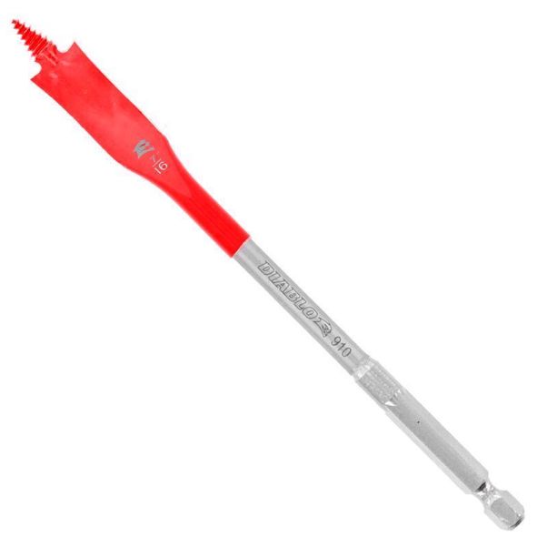 Diablo 7/16 in. X 6 in. L High Speed Steel Clean Wood Spade Bit Hex Shank 1 pk
