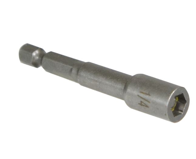 Best Way Tools 1/4 in. X 2 9/16 in. L Steel Magnetic Nut Setter 1 pk