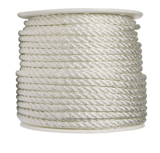 ROPE TW NYL WHT 1/2X200' ROPE TW NYL WHT 1/2X200'