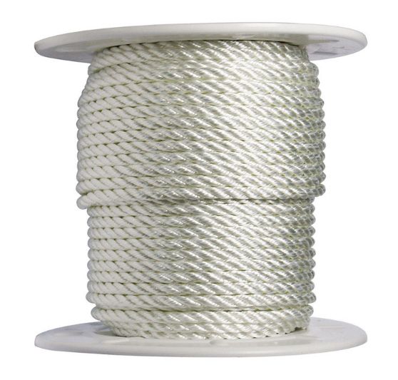 ROPE TW NYL WHT 3/8X400'