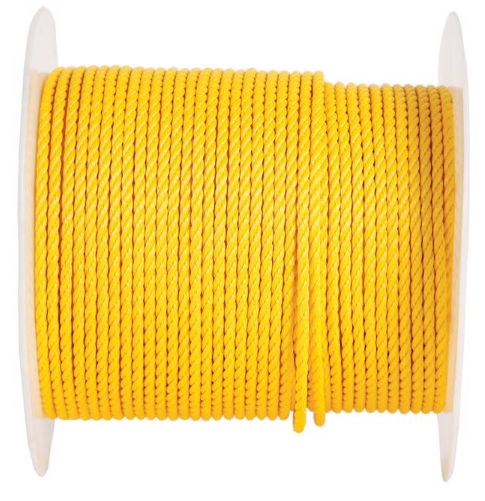 ROPE TWSTD YLW 1/4"X600'