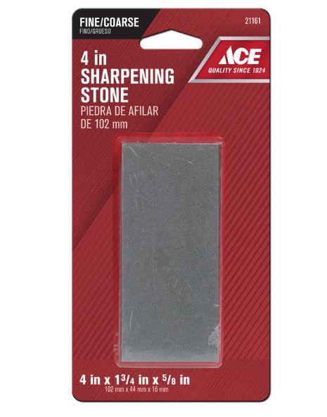 Ace 4 in. L Aluminum Oxide Sharpening Stone 60/80 Grit 1 pc