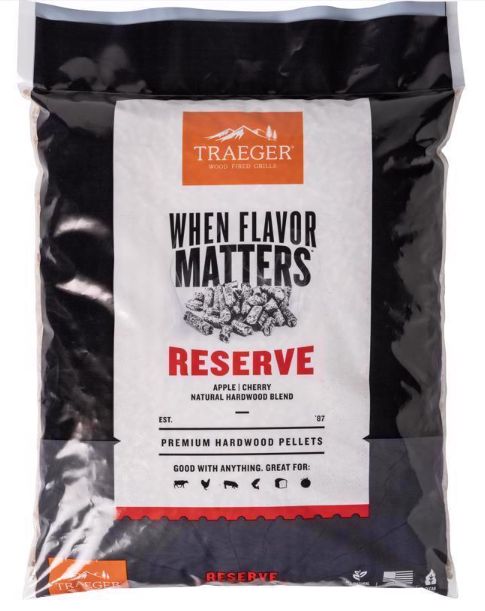 Traeger Reserve Hardwood Pellets All-Natural Apple/Cherry 20 lb.