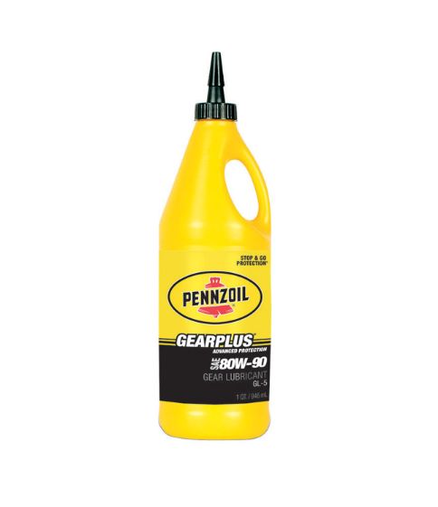 Pennzoil Gear Plus 80W90 Multipurpose Automotive Gear Oil 1 qt