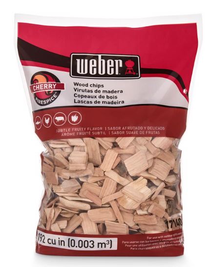 Weber Firespice All Natural Cherry Wood Smoking Chips 192 cu in