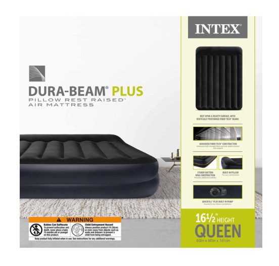 Intex Air Mattress Queen Pump Included