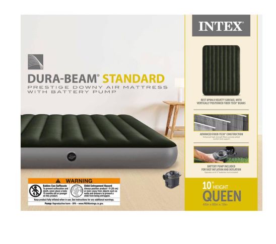 Intex Air Mattress Queen Pump Included