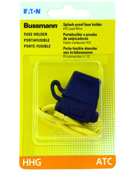Bussmann 30 amps ATC Black Fuse Holder with Cover 1 pk Bussmann 30 amps ATC Black Fuse Holder with Cover 1 pk