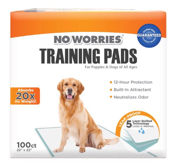 Four Paws No Worries Plastic Training Pads 100 pk