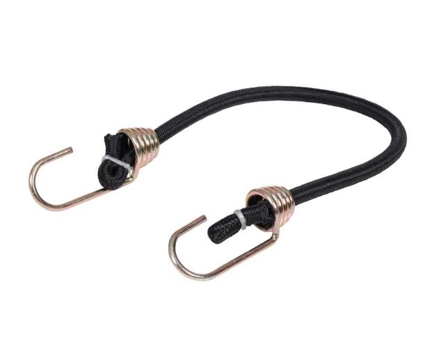 Keeper Black Bungee Cord 18 in. L X 0.374 in. 1 pk
