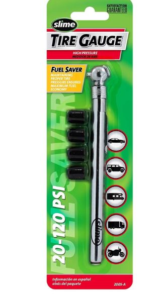 Slime 120 psi Pencil Tire Pressure Gauge