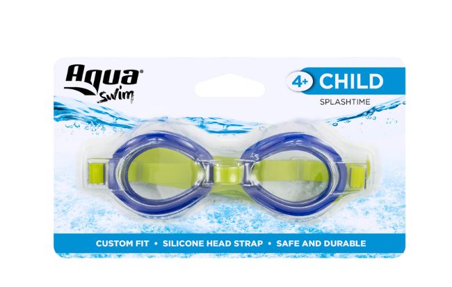 Aqua Swim Assorted PVC Junior Swim Goggles