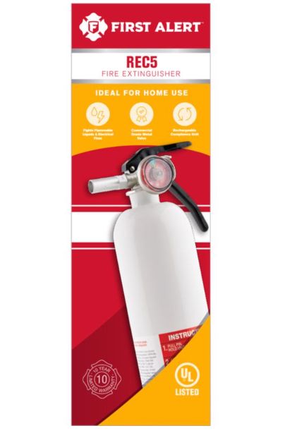 First Alert 2 lb Fire Extinguisher For Recreational OSHA/US Coast Guard Agency Approval First Alert 2 lb Fire Extinguisher For Recreational OSHA/US Coast Guard Agency Approval