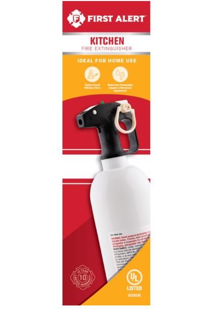First Alert 2 lb. Fire Extinguisher for Kitchen OSHA/US Coast Guard Agency Approval First Alert 2 lb. Fire Extinguisher for Kitchen OSHA/US Coast Guard Agency Approval