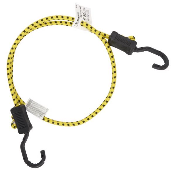 Keeper Zip Cord Yellow Bungee Cord 40 in. L X 0.315 in. 1 pk Keeper Zip Cord Yellow Bungee Cord 40 in. L X 0.315 in. 1 pk