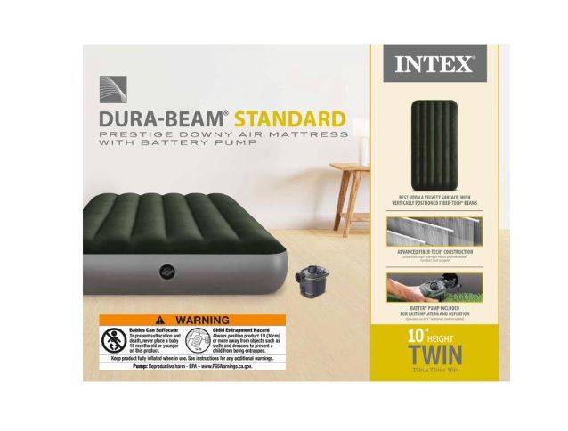 Intex Air Mattress Twin Pump Included