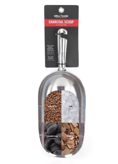 Grill Mark Aluminum Silver Charcoal/Pellet Scoop 1 pk