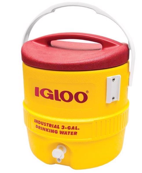 Igloo Industrial Red/Yellow 3-gal Water Cooler Igloo Industrial Red/Yellow 3-gal Water Cooler