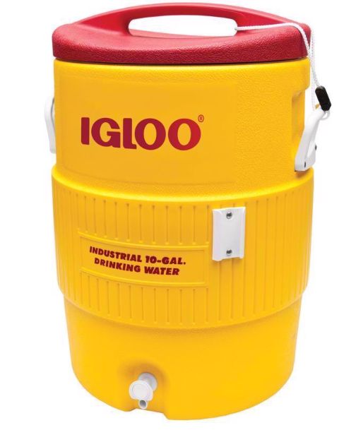 Igloo Industrial Red/Yellow 10 gal Water Cooler