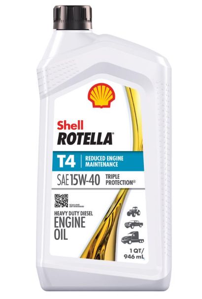 Shell Rotella 15W-40 Diesel Heavy Duty Engine Oil 1 qt 1 pk Shell Rotella 15W-40 Diesel Heavy Duty Engine Oil 1 qt 1 pk