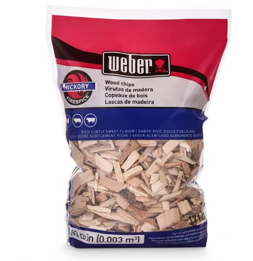 Weber Firespice All Natural Hickory Wood Smoking Chips 192 cu in