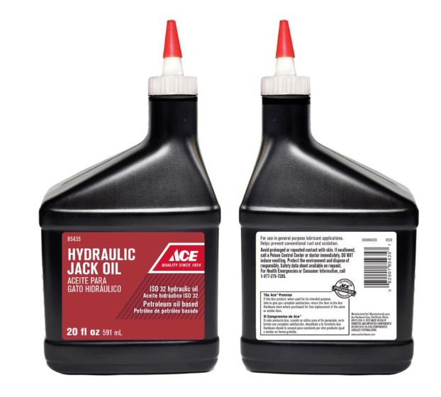 Ace ISO 32 Hydraulic Jack Oil 20 oz