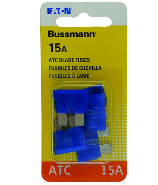 Bussmann 15 amps ATC Blue Blade Fuse 5 pk Bussmann 15 amps ATC Blue Blade Fuse 5 pk