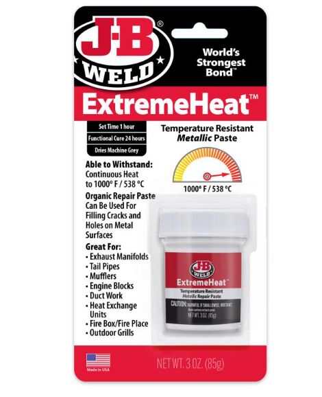J-B Weld Extreme Heat High Strength Automotive Adhesive Paste 3 oz