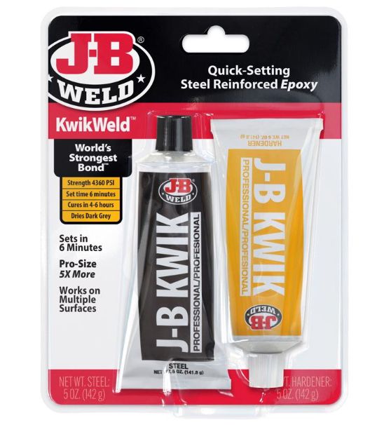 J-B Weld Kwik Weld High Strength Automotive Adhesive Paste 10 oz