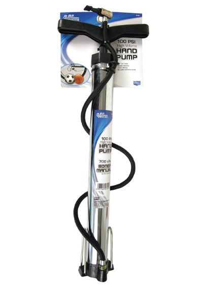 Custom Accessories 100 psi Hand Pump for Bicycle Tires Custom Accessories 100 psi Hand Pump for Bicycle Tires