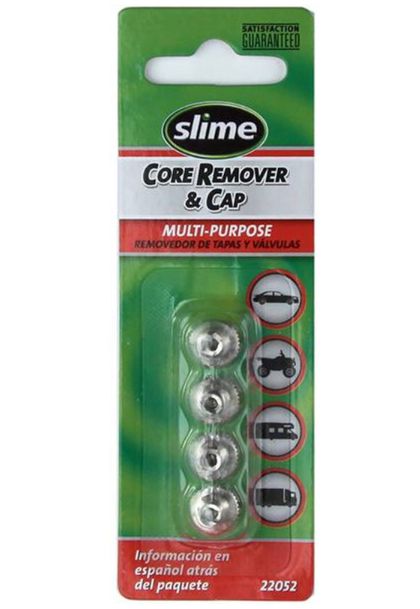 Slime Metal 1 psi Tire Valve Cap 4 pk