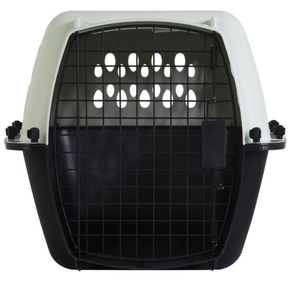 Aspen Pet Pet Porter Plastic Pet Carrier Black/Gray 14.5 in. H X 16.7 in. W X 24 in. D