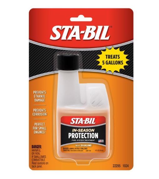 STA-BIL In-Season Ethanol/Gasoline Fuel Stabilizer 4 oz STA-BIL In-Season Ethanol/Gasoline Fuel Stabilizer 4 oz