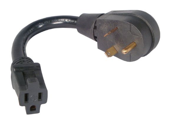 US Hardware 30 amps Pigtail Adapter 1 pk