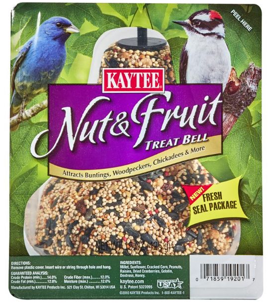 Kaytee Nut & Fruit Seed Bell 15 oz