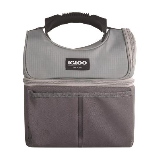 Igloo Gripper Gray 9 cans Lunch Bag Cooler Igloo Gripper Gray 9 cans Lunch Bag Cooler