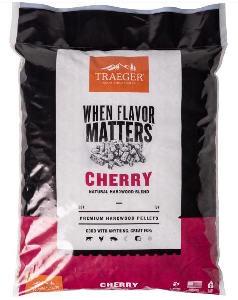Traeger Premium All Natural Cherry Hardwood Pellets 20 lb