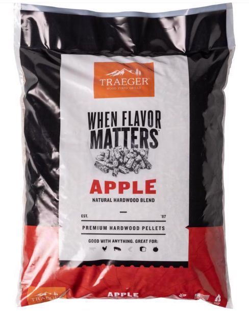 Traeger Premium All Natural Apple Hardwood Pellets 20 lb