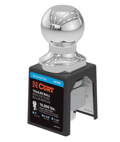 CURT 10000 lb. cap. 2 in. Hitch Ball CURT 10000 lb. cap. 2 in. Hitch Ball