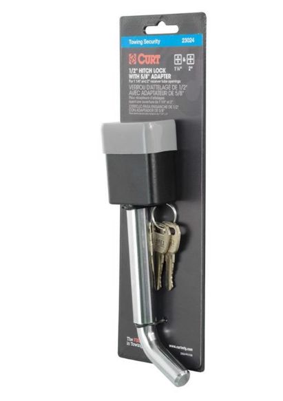 CURT 3500 lb. cap. Hitch Lock with Adapter CURT 3500 lb. cap. Hitch Lock with Adapter