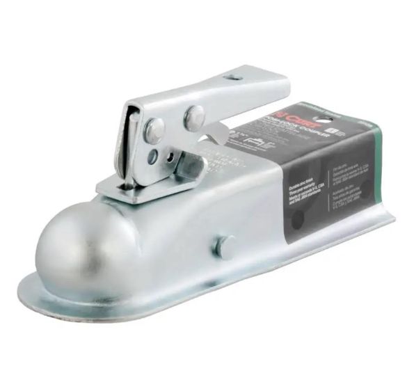 CURT 2000 lb. cap. 2 in. 1.87 in. Straight-Tongue Coupler CURT 2000 lb. cap. 2 in. 1.87 in. Straight-Tongue Coupler