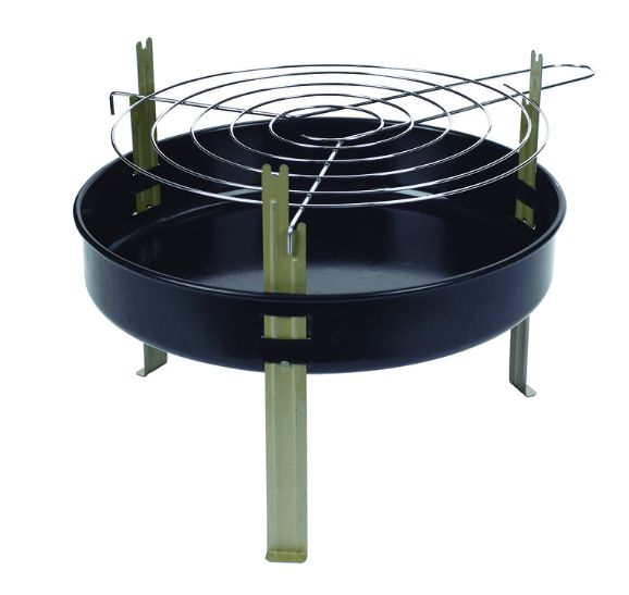 Marsh Allen 12 in. Braizer Charcoal Grill Black Marsh Allen 12 in. Braizer Charcoal Grill Black