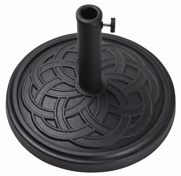 Bond Black Ribbon Enviro-stone Umbrella Base