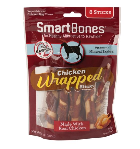 SmartBones Chicken Treats for Dogs 7 oz 8 pk