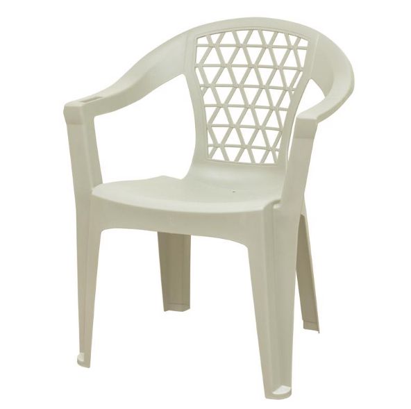 Adams Penza White Polypropylene Frame Stackable Chair Adams Penza White Polypropylene Frame Stackable Chair