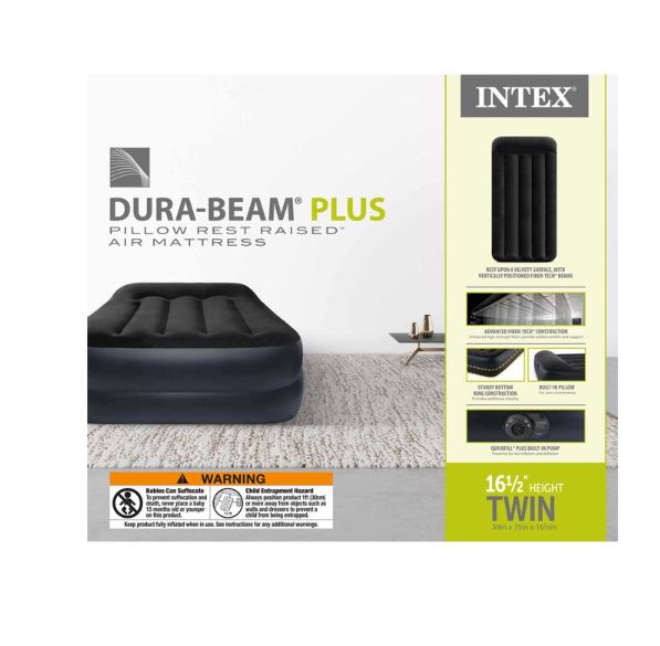 Intex Air Mattress Twin Pump Included